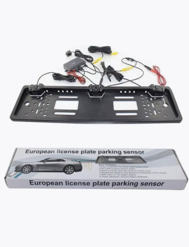 Номерная рамка с камерами и парктрониками