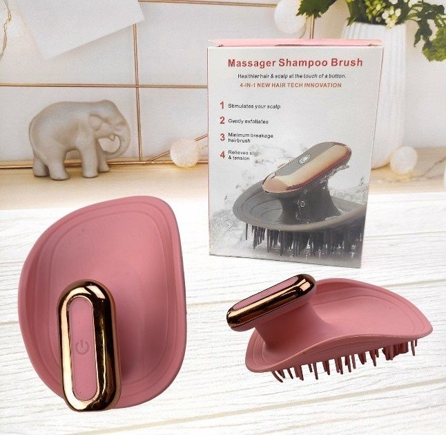 Электрическая щетка массажер для волос (цвет в ассортименте)