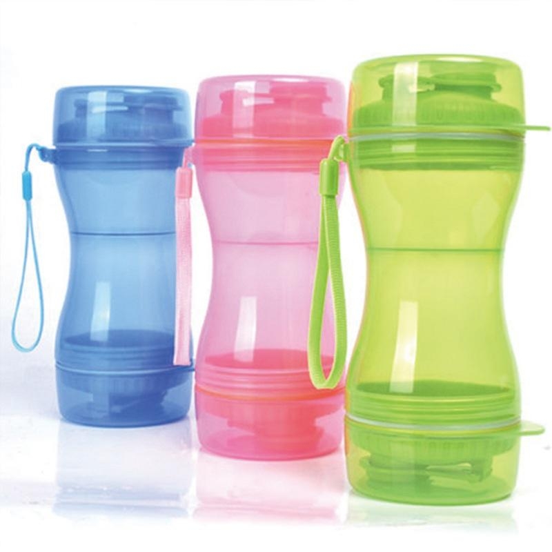 Поилка 2 в 1 Pet Water Bottle (цвет в ассортименте)
