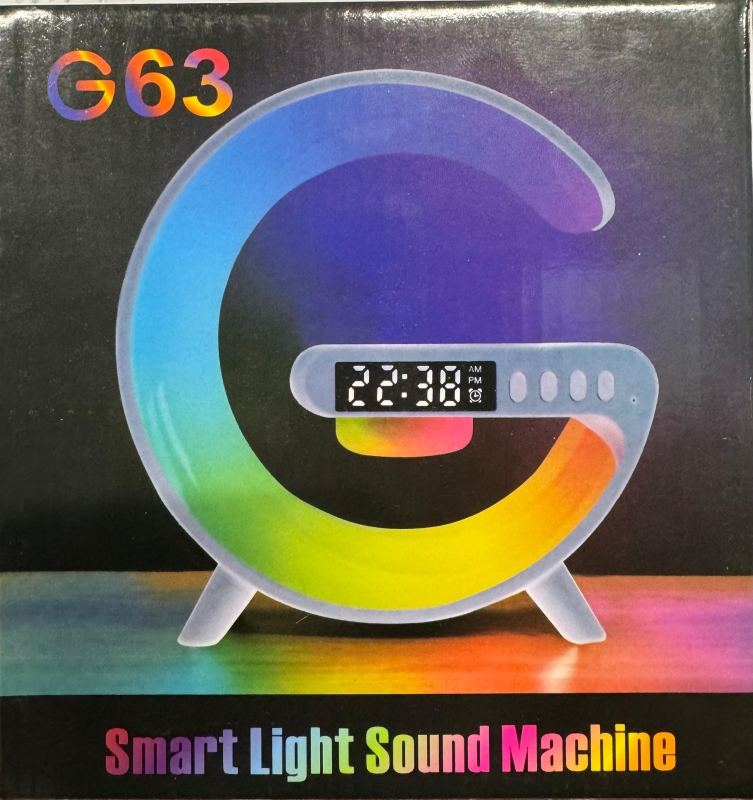 Светильник G с часами и беспроводной зарядкой