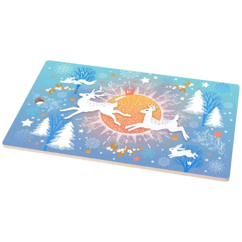 Разделочная доска Волшебный олень 29х17см (ассортимент)