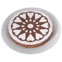 Трафареты для торта набор 6 шт диаметр 17,5 см