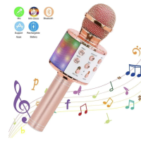 Караоке Микрофон со встроенным динамиком (цвет в ассортименте)