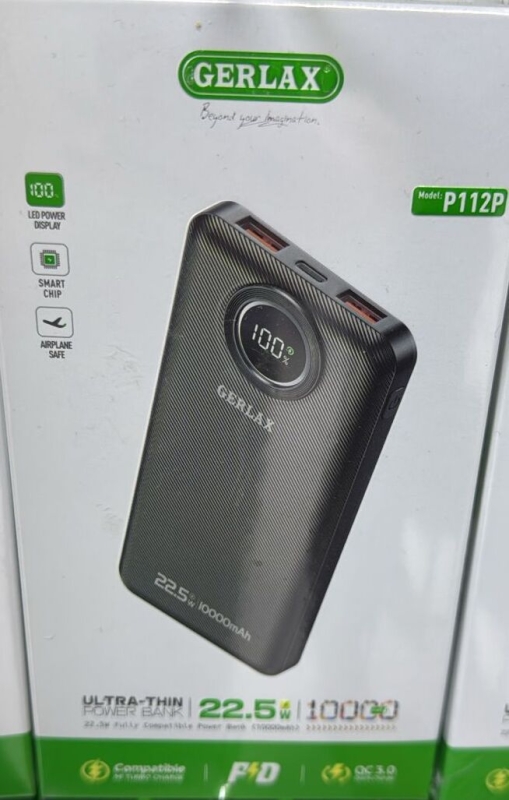 Повербанк Gerlax Р112Р 10000 Mah черный