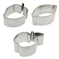 Форма для выпечки "Фрукты", набор 3 шт