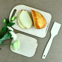 Доска разделочная с подставкой и лопаткой Яркое лето 3 предмета