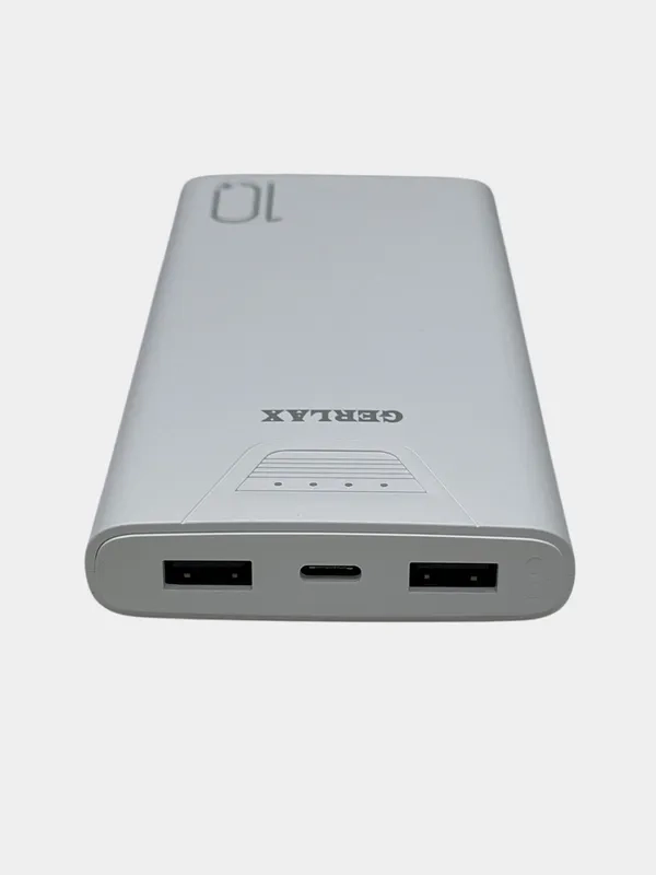 Повербанк Gerlax 10000 Mah белый