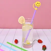 Трубочки для коктейля С колпачком 4 шт