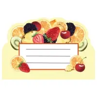 Наклейки на банки с консервацией Бабушкин урожай 45 шт