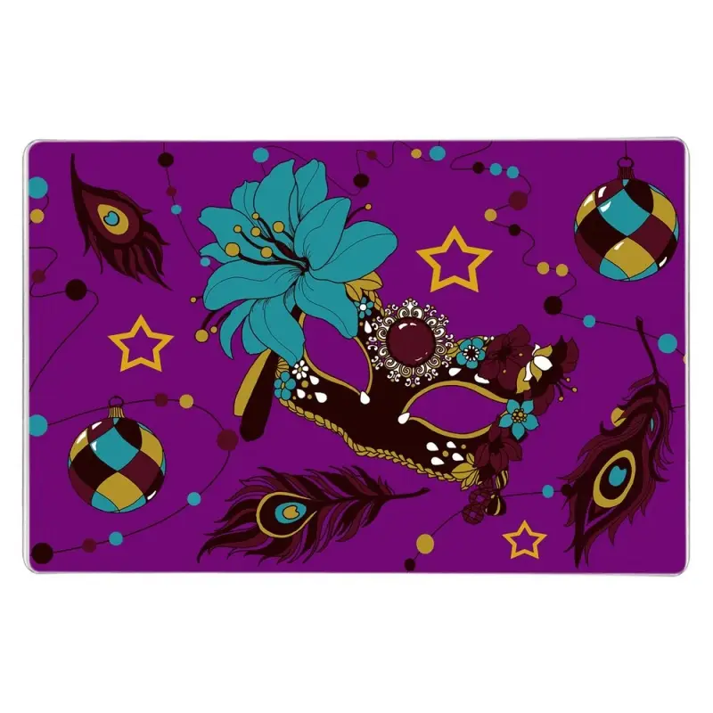 Разделочная доска подставка под горячее Карнавал 18х28см (ассортимент)