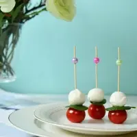 Шпажки для канапе Яркие бусинки набор 24 шт