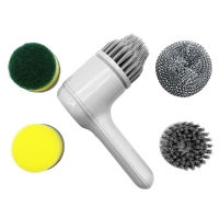 Электрическая щетка ручная для уборки дома комплект из 5 насадок