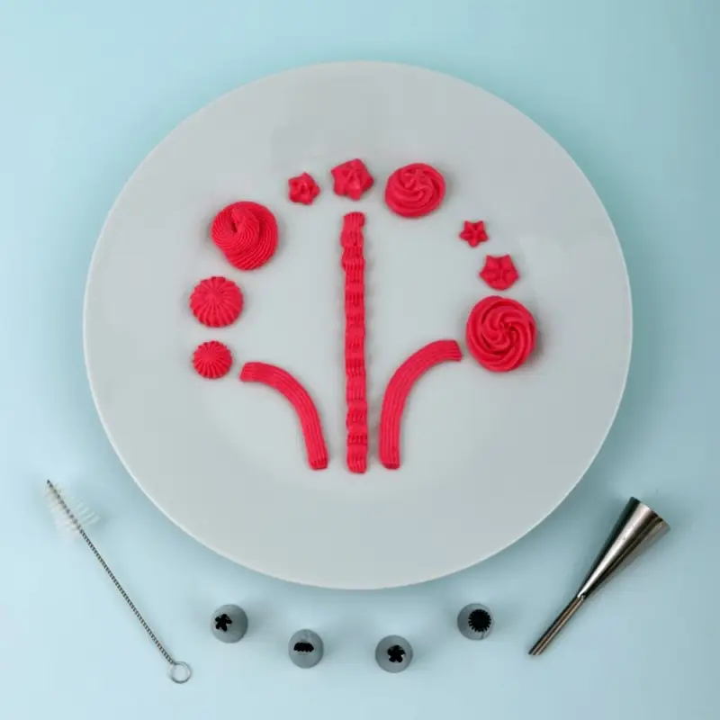 Насадки кондитерские с ершиком 6 предметов