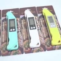 Складной кулинарный термометр со щупом (цвет в ассортименте)