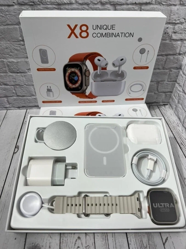 Набор X8 UNIQUE COMBINATION  6в1 серый