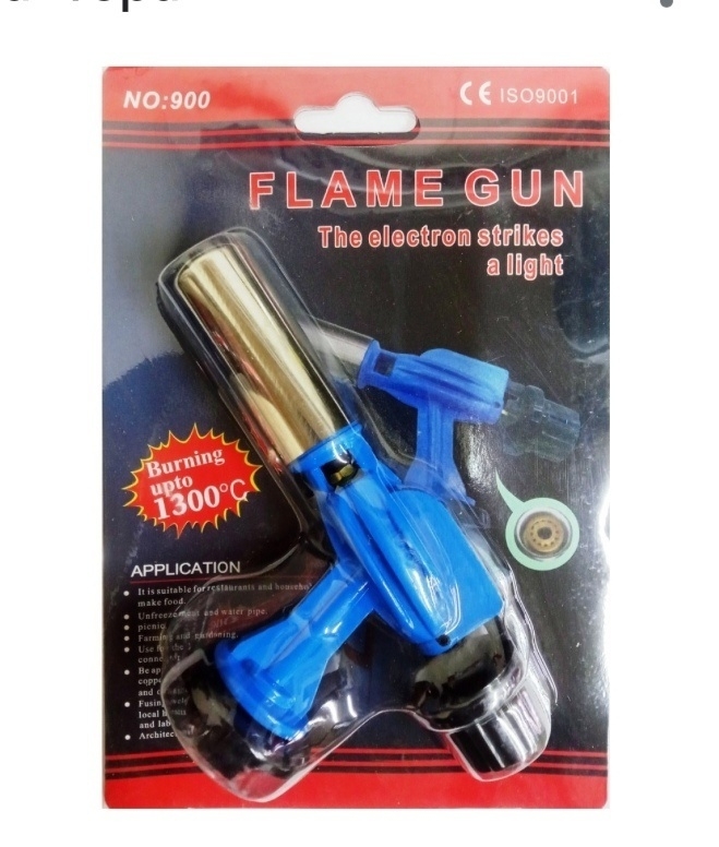 Автоматическая газовая горелка с пьезоподжигом и регулировкой пламени