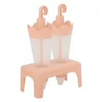 Формы для мороженого Яркие зонтики 2 ячейки объем 50 мл