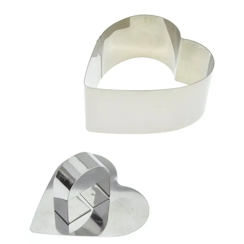 Кулинарная форма "Сердце" с крышкой-прессом