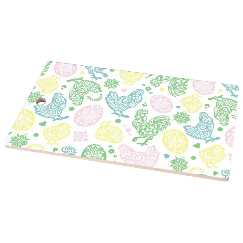 Доска разделочная Цветная Пасха 29х17 см (ассортимент)