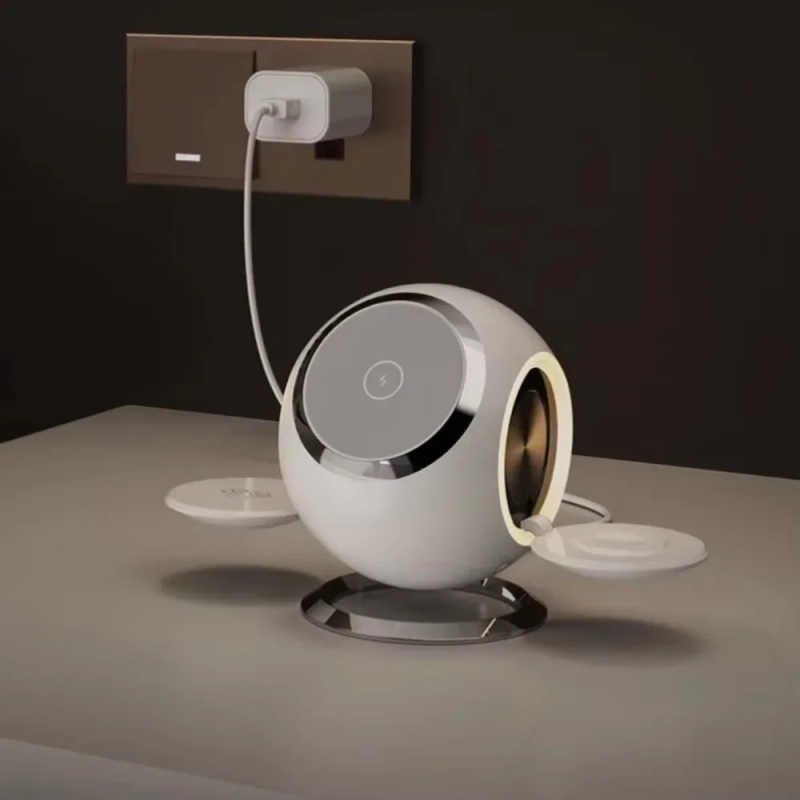 Зарядная подставка со светодиодной подсветкой (цвет в ассортименте)