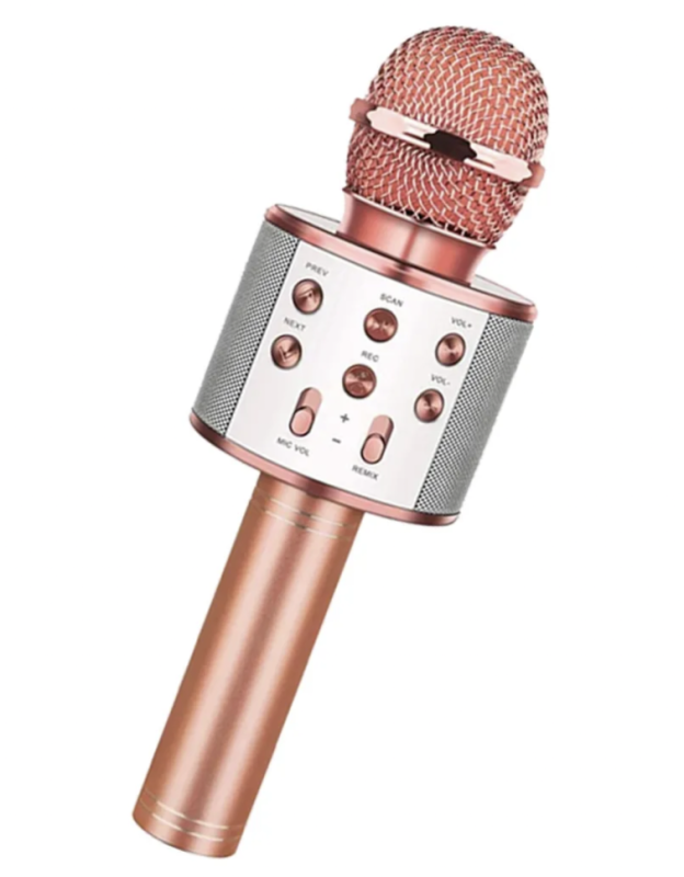 Караоке Микрофон со встроенным динамиком (цвет в ассортименте)