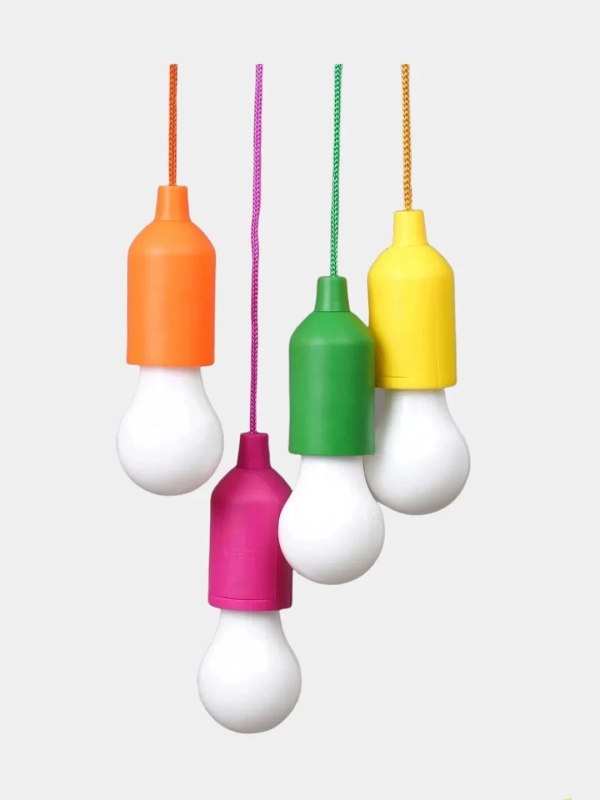 Лампочка-фонарик переносная (цвет в ассортименте)