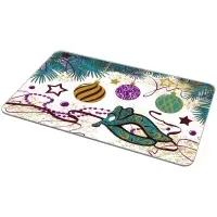 Разделочная доска подставка под горячее Карнавал 18х28см (ассортимент)