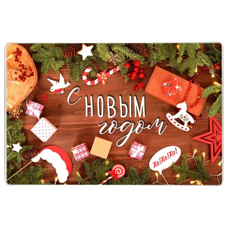 Доска разделочная Подставка под горячее С Новым годом 18х28 см (ассортимент)