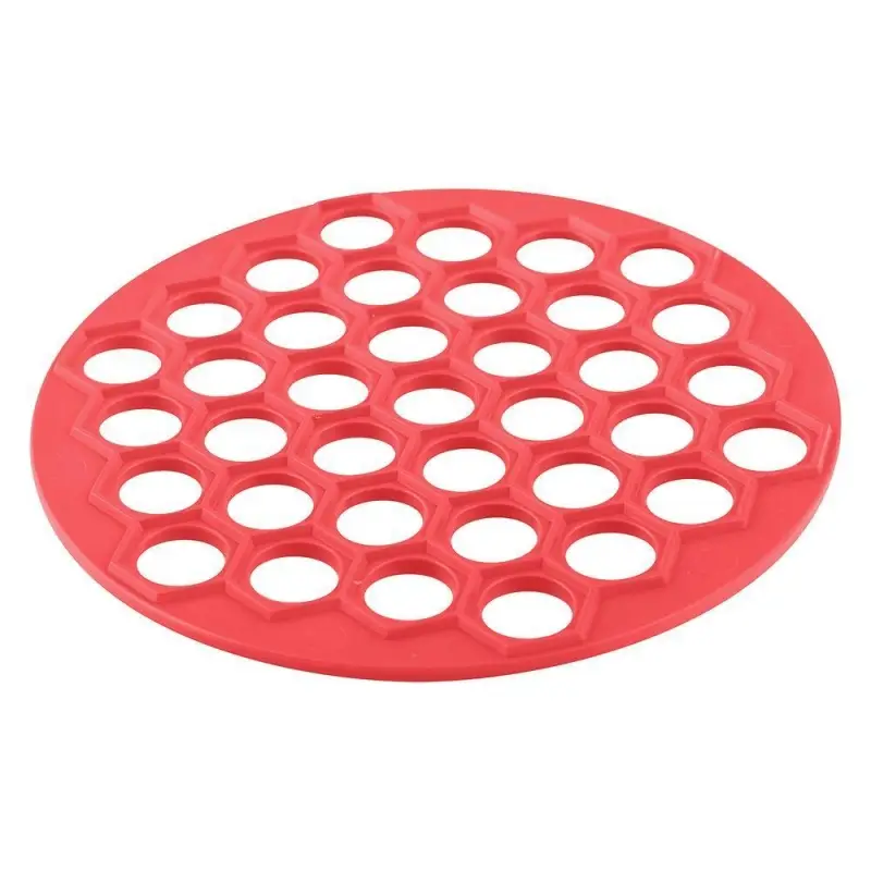 Пельменница пластмассовая 37 ячеек диаметр 25 см (ассортимент)