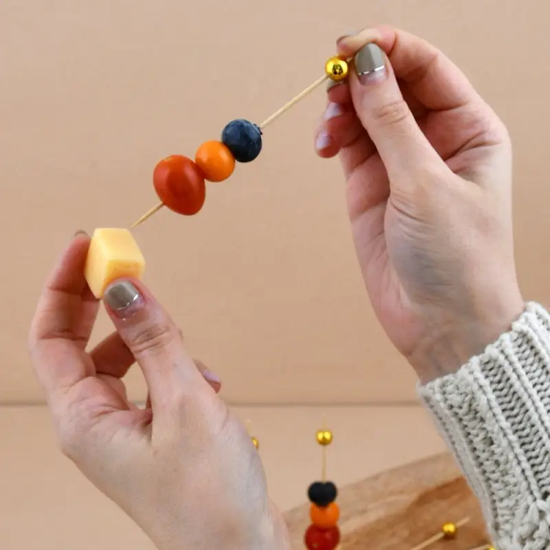 Шпажки для канапе Бусинки 24 шт