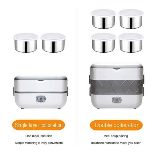 Ланч-бокс с подогревом (цвет в ассортименте)