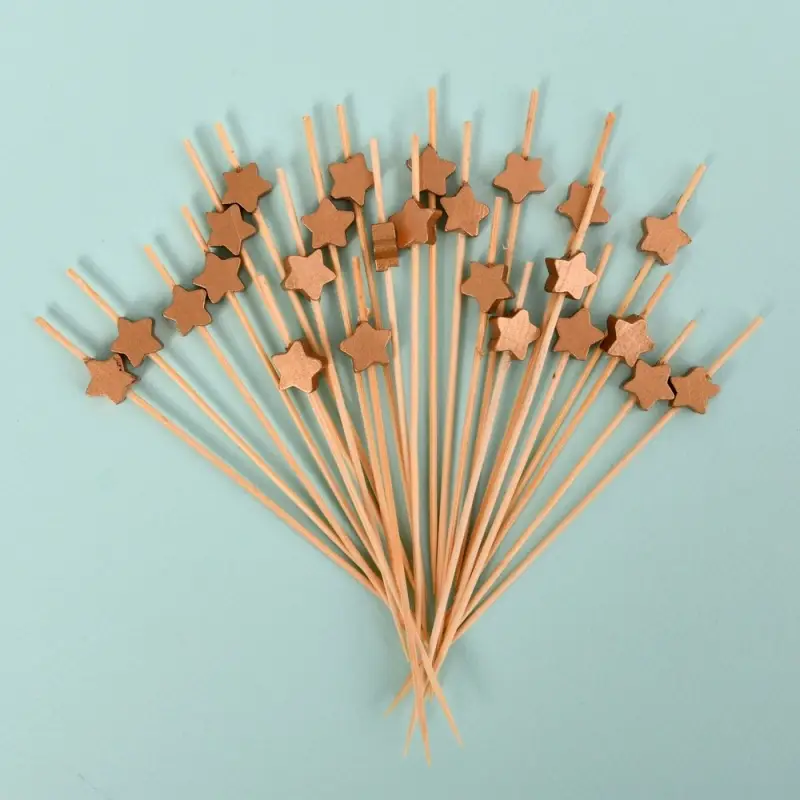 Шпажки для канапе Космос золото 24 шт