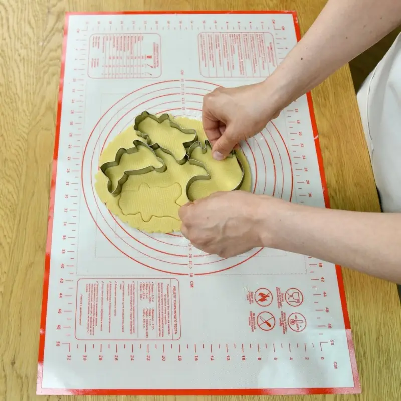 Коврик для выпечки с разметкой 60х40 см