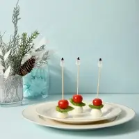 Шпажки для канапе Снеговики 24 шт