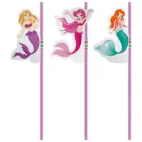 Трубочки для коктейля Русалки 6 шт