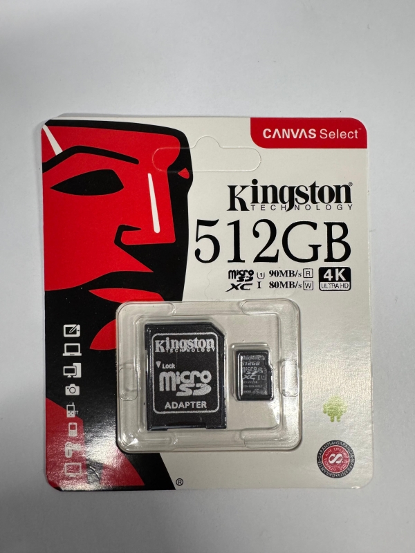 Карта памяти micro SD 512 Гб