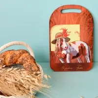 Доска разделочная Игривая грива 29х18см (ассортимент)