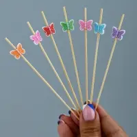 Шпажки для канапе Бабочки 24 шт