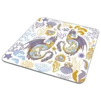 Доска разделочная Дзен Дракон 18х18 см (ассортимент)