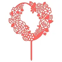 Топпер для украшения Сердце