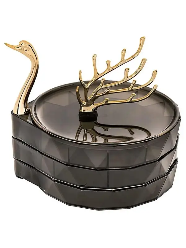 Шкатулка для украшений Лебедь (цвет в ассортименте)