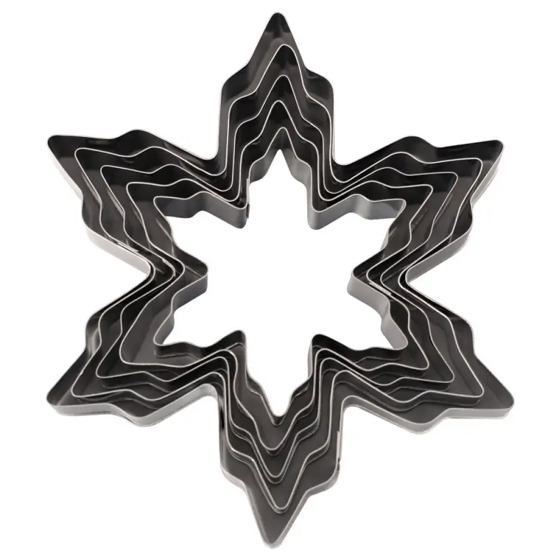 Набор кулинарных форм Снежинки 5 шт