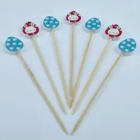 Шпажки для канапе Пасхальные яйца 24 шт