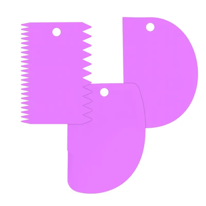 Шпатель кондитерский набор 3 шт (ассортимент)