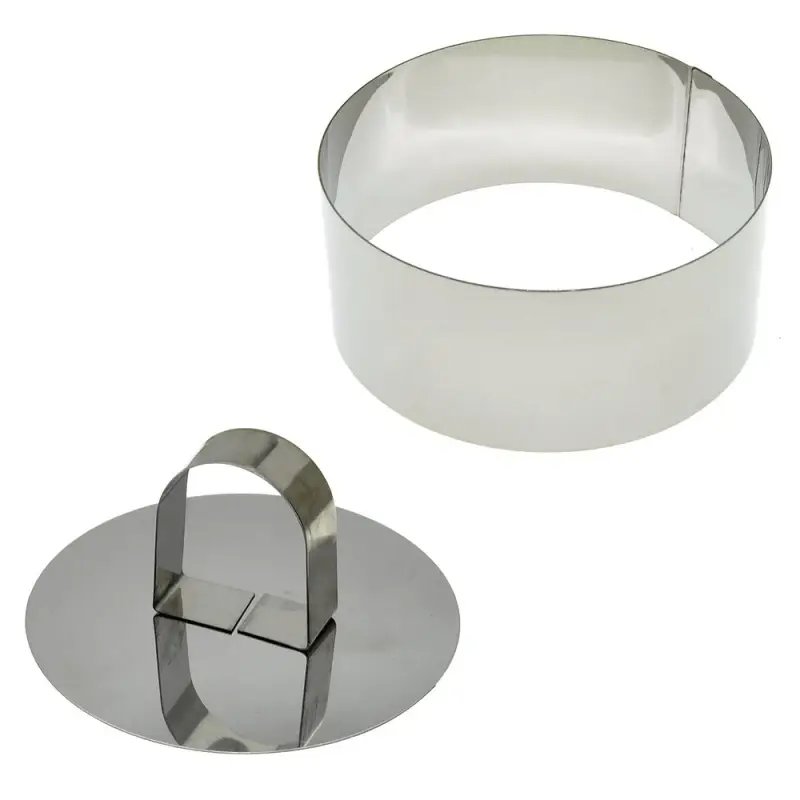 Кулинарная форма "Круг" с крышкой-прессом