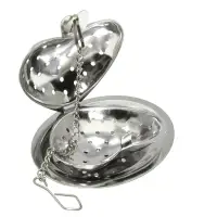 Ситечко для чая Сердце с подставкой