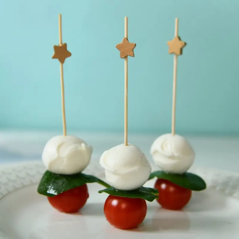 Шпажки для канапе Космос золото 24 шт