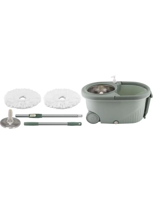 Швабра c отжимом и ведром (цвет в ассортименте)