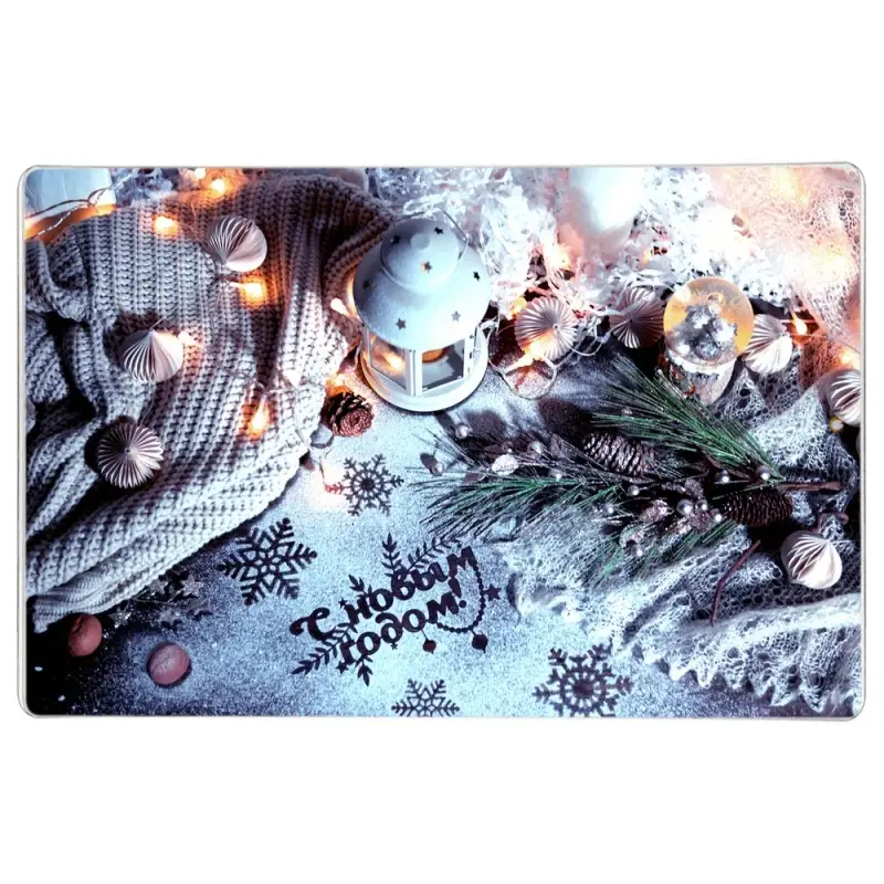 Доска разделочная Подставка под горячее С Новым годом 18х28 см (ассортимент)
