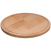 Доска разделочная с желобками 26х19 см овал